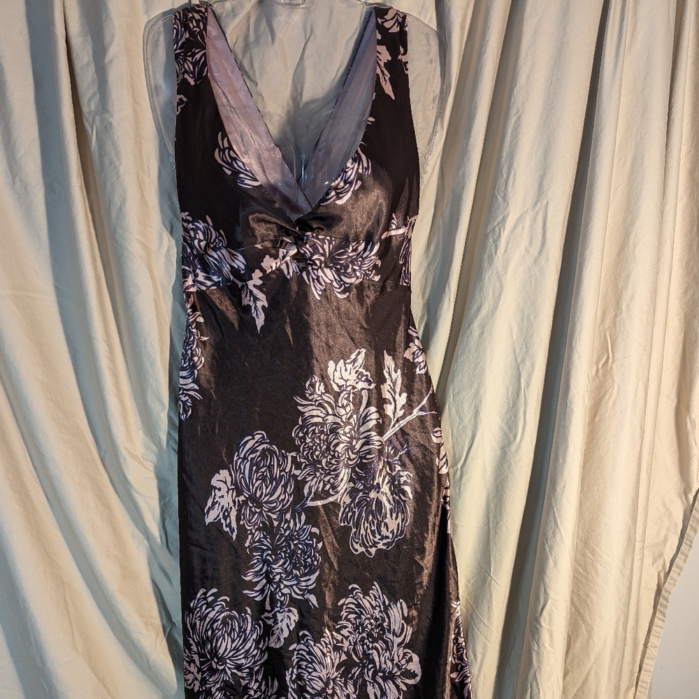 Vintage Full Length Silk Gown